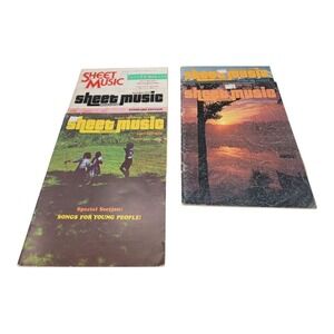 Vintage 1978 Sheet Music Magazine Standard Easy Editions Lot of 5 Issues